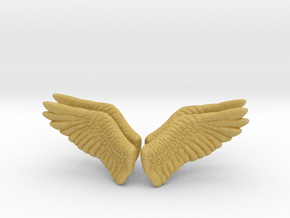 Raven Beak Wings 1/144 scale miniature models set2 in Tan Fine Detail Plastic