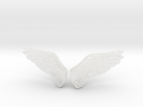 Raven Beak Wings 1/144 scale miniature model in Clear Ultra Fine Detail Plastic