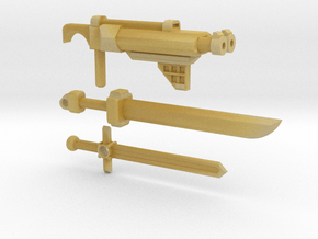 Captain Kandross weapon Set  in Tan Fine Detail Plastic
