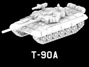T-90A in White Natural Versatile Plastic: 1:220 - Z