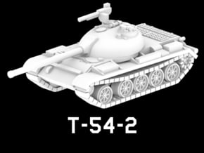T-54-2 in White Natural Versatile Plastic: 1:220 - Z