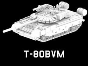 T-80BVM in White Natural Versatile Plastic: 1:220 - Z
