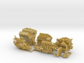 Engines & Transmissions in Tan Fine Detail Plastic