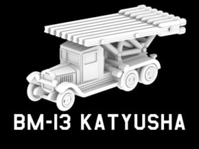 BM-13 Katyusha in White Natural Versatile Plastic: 1:220 - Z