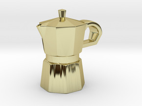 Coffee Express in 18k Gold Plated Brass