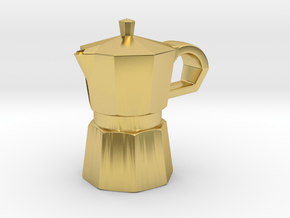 Coffee Express in Polished Brass