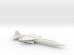 1/200 Scale BOMARC Missile in White Natural Versatile Plastic