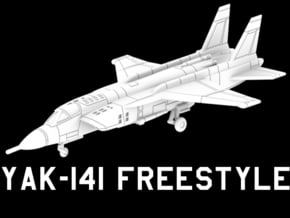 Yak-141 Freestyle (Horizontal) in White Natural Versatile Plastic: 1:220 - Z