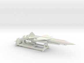 1/144 Scale IM-99 Bomarc Launch Pad in White Natural Versatile Plastic