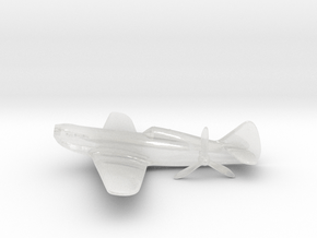 Dewoitine D.520 (w/o landing gears) in Clear Ultra Fine Detail Plastic: 1:200