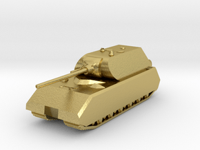 Tank - Panzer VIII Maus - size Large in Natural Brass