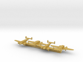 Beechcraft model 18 (WW2) in Tan Fine Detail Plastic: 1:600