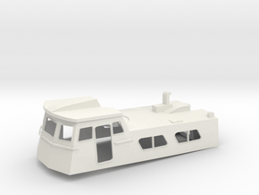 1/16 USS PCF Cabin in White Natural Versatile Plastic