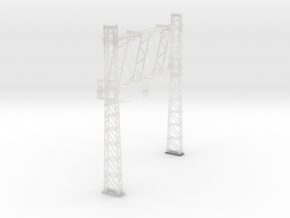 VR Tension Stanchion #1 76mm 1:87 Scale in Clear Ultra Fine Detail Plastic