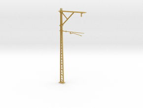 VR Stanchion 42mm Contact Wire 1:160 Scale in Tan Fine Detail Plastic