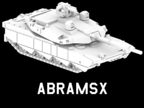 AbramsX in White Natural Versatile Plastic: 1:220 - Z