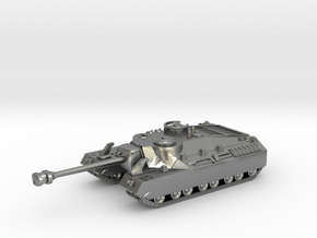 T28 Super Heavy Tank - T95 1:160 - size Large  in Natural Silver