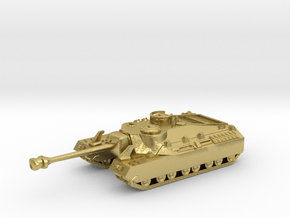 T28 Super Heavy Tank - T95 1:160 - size Large  in Natural Brass