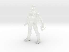 Riddick Vin Diesel 1/60 miniature for game dnd rpg in Clear Ultra Fine Detail Plastic