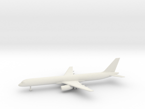 Boeing 757-300 in White Natural Versatile Plastic: 1:350