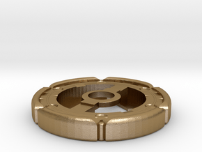 Steel Wheel - Vector in Polished Gold Steel
