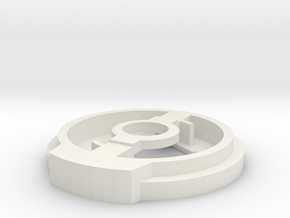 4D Wheel - Balrog 2 in White Natural Versatile Plastic
