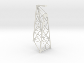 Keddie Wye Bridge Pier Tower 7 N scale in White Natural Versatile Plastic