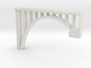 North Fork Bridge Section 3 N scale in White Natural Versatile Plastic