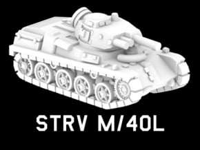 Strv M/40L in White Natural Versatile Plastic: 1:220 - Z