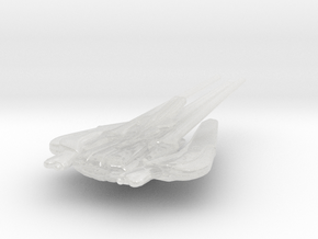 Xindi Reptilian Ship 1/4800 in Clear Ultra Fine Detail Plastic