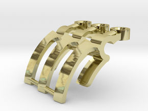 Part 01 front details in 18K Yellow Gold