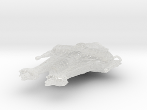 (MMch) Witte Gunship in Clear Ultra Fine Detail Plastic