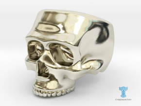 Skull Ring in 14k White Gold