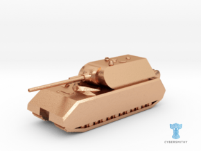 Tank - Panzer VIII Maus - size Small in Polished Bronze