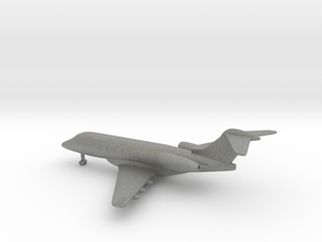 Bombardier Challenger 300 in Gray PA12: 6mm