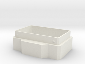 60-Card Deck Box Bottom in White Natural Versatile Plastic