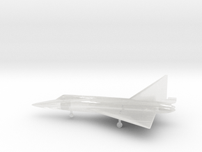 Convair F-102A Delta Dagger in Clear Ultra Fine Detail Plastic: 6mm
