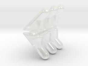 CF-100 Kickstands in Clear Ultra Fine Detail Plastic: 1:700