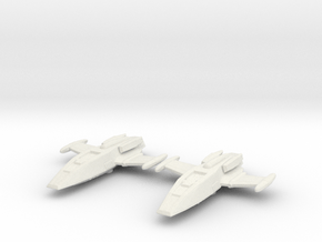 Andorian Light Cruiser 1/3788 Attack Wing x2 in White Natural Versatile Plastic