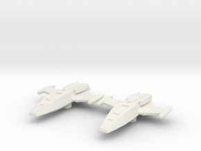 Andorian Light Cruiser 1/4800 Attack Wing x2 in White Natural Versatile Plastic