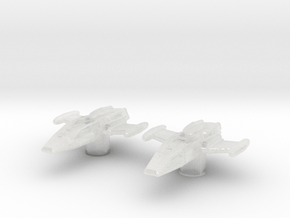 Andorian Light Cruiser 1/7000 Attack Wing x2 in Clear Ultra Fine Detail Plastic