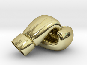 Boxing Gloves in 18k Gold Plated Brass: Small