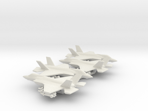 Lockheed Martin F-35A (w/o landing gears) in White Natural Versatile Plastic: 1:350