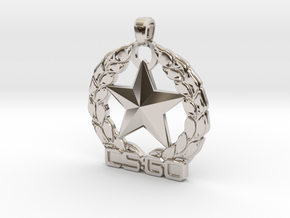 CS:GO - Gold Nova 1 Pendant in Platinum