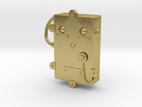 FireControlBox in Natural Brass
