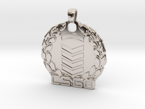 CS:GO - Silver Elite Pendant in Platinum