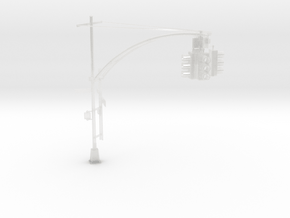 Traffic Light - New York City O scale #1 in Clear Ultra Fine Detail Plastic