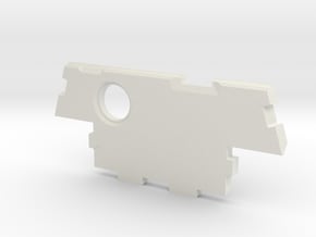 Panzer VI Tiger II Chassis Front Plate 1:32 scale in White Natural Versatile Plastic