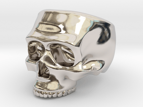 Skull Ring in Platinum