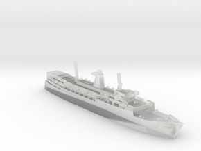 British TEV Rangatira barracks ship 1:1800 in Clear Ultra Fine Detail Plastic